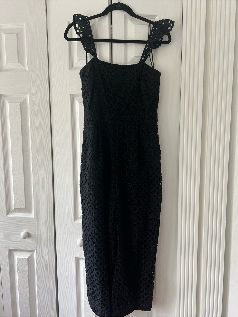 J. Crew Black Eyelet Women's Jumpsuit